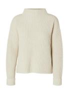 Slfselma Ls Knit Pullover Selected Femme Cream