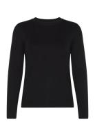 Objester Sli L/S Knit Pullover Noos Object Black