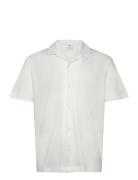 Bowling Collar Cotton Shirt Mango White