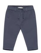 Elastic Waist Trousers Mango Navy