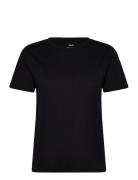 Short-Sleeved Cotton T-Shirt Mango Black