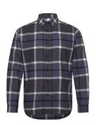 Slhregowen-Flannel Mix Shirt Ls W Selected Homme Navy