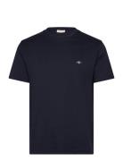 Emb Archive Shield Tshirt GANT Navy