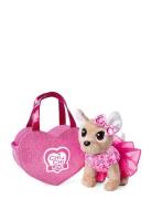 Chichi Love Plush With Heart Shaped Bag Simba Toys Patterned