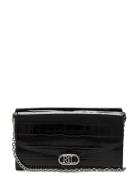 Embossed Leather Medium Adair Crossbody Lauren Ralph Lauren Black