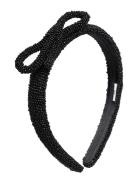 Bow Slim Beaded Hairbrace Becksöndergaard Black