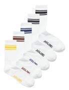 Jactrey Tennis Socks 5 Pack Jack & J S White