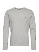 Tommy Logo Long Sleeve Tee Tommy Hilfiger Grey