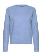 Vmdoffy Ls O-Neck Blouse Ga Noos Vero Moda Blue