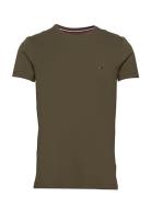 Stretch Slim Fit Tee Tommy Hilfiger Green