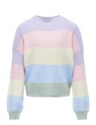 Konsandy L/S Stripe Pullover Cp Knt Kids Only Patterned