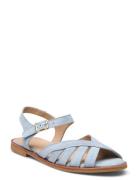 Sandals - Flat - Open Toe - Op ANGULUS Blue