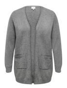 Caresly L/S Open Cardigan Knt Noos ONLY Carmakoma Grey