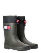 Toggle Drawstring Tommy Hilfiger Rain Boots Tommy Hilfiger Green