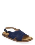 Sandals - Flat - Open Toe - Op ANGULUS Blue