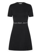 Tape Milano Short Sleeve Dress Calvin Klein Jeans Black