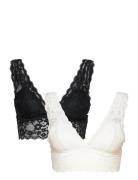 Bra Iris Lace Bralette 2 Pack Lindex White