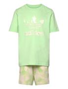 Short Tee Set Adidas Originals Green