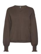 Cuallida V-Neck Pullover Culture Brown