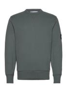 Badge Crew Neck Calvin Klein Jeans Grey