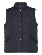 Onion-Quilted Mockneck Vest Lauren Ralph Lauren Navy