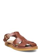 Sandals - Flat - Closed Toe - Op ANGULUS Brown