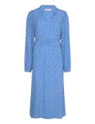 Parisll Midi Dress Ls Lollys Laundry Blue