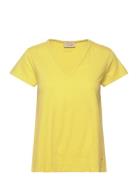 Mmtulli V-Ss Basic Tee MOS MOSH Yellow