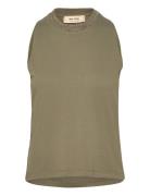 Mmfari Jersey Top MOS MOSH Khaki