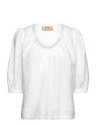 Mmtaissa Linen Blouse MOS MOSH White