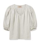 Mmtaissa Linen Blouse MOS MOSH White