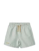 Duke Stripe Board Shorts Liewood Green