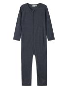 Nmmwang Wool Needle Nightsuit Solid Noos Name It Navy