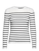 Striped Crewneck Sweater Lauren Ralph Lauren White