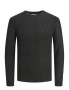 Jjelewis Knit Crew Neck Sn Jack & J S Grey