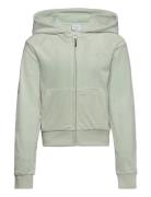 Tonal Zip Through Hoodie Juicy Couture Green