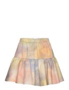 Skylight Print Ruffle Short Skirt Bobo Choses Patterned