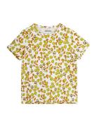 Flowers Aop Ss Tee Mini Rodini Patterned