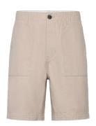 Flint Wide Slub Yarn Shorts - Gots/ Knowledge Cotton Apparel Beige