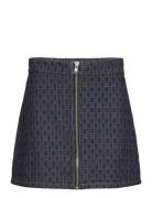 Brick Skirt Textured Indigo Hope Blue