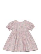 Dress Ss In Liberty Fabric Huttelihut Pink