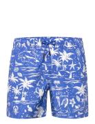 Nb Life Is A Beach Swimtrunks Blue Nikben Blue