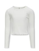 Kognella L/S O-Neck Top Jrs Noos Kids Only White