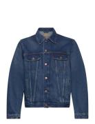 Danny Greasy Denim Jacket Nudie Jeans Blue