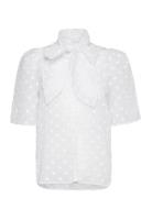 Shortsleeved Bow Shirt Stella Nova White