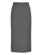 Suiting Midi Skirt REMAIN Birger Christensen Grey