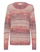 Crlila Knit Pullover Cream Pink