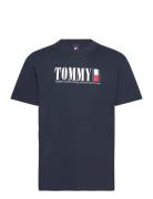 Tjm Reg Tommy Dna Flag Tee Ext Tommy Jeans Navy