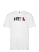 Tjm Reg Tommy Dna Flag Tee Ext Tommy Jeans White