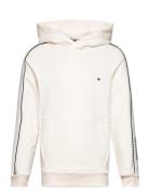 Tape Regular Hoodie Tommy Hilfiger White